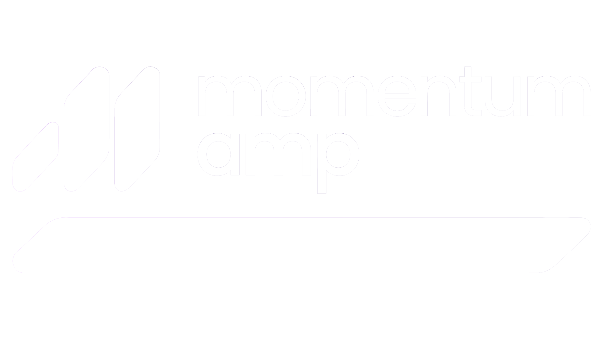 Momentum AMP Logo Tagline white