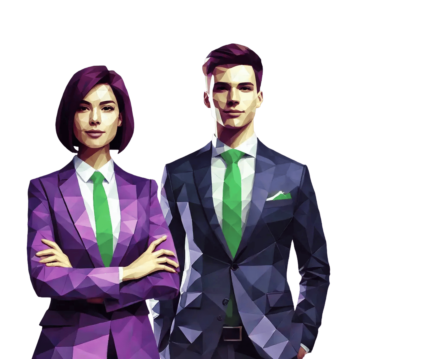Two managed and professional services individuals