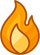 yellow flame